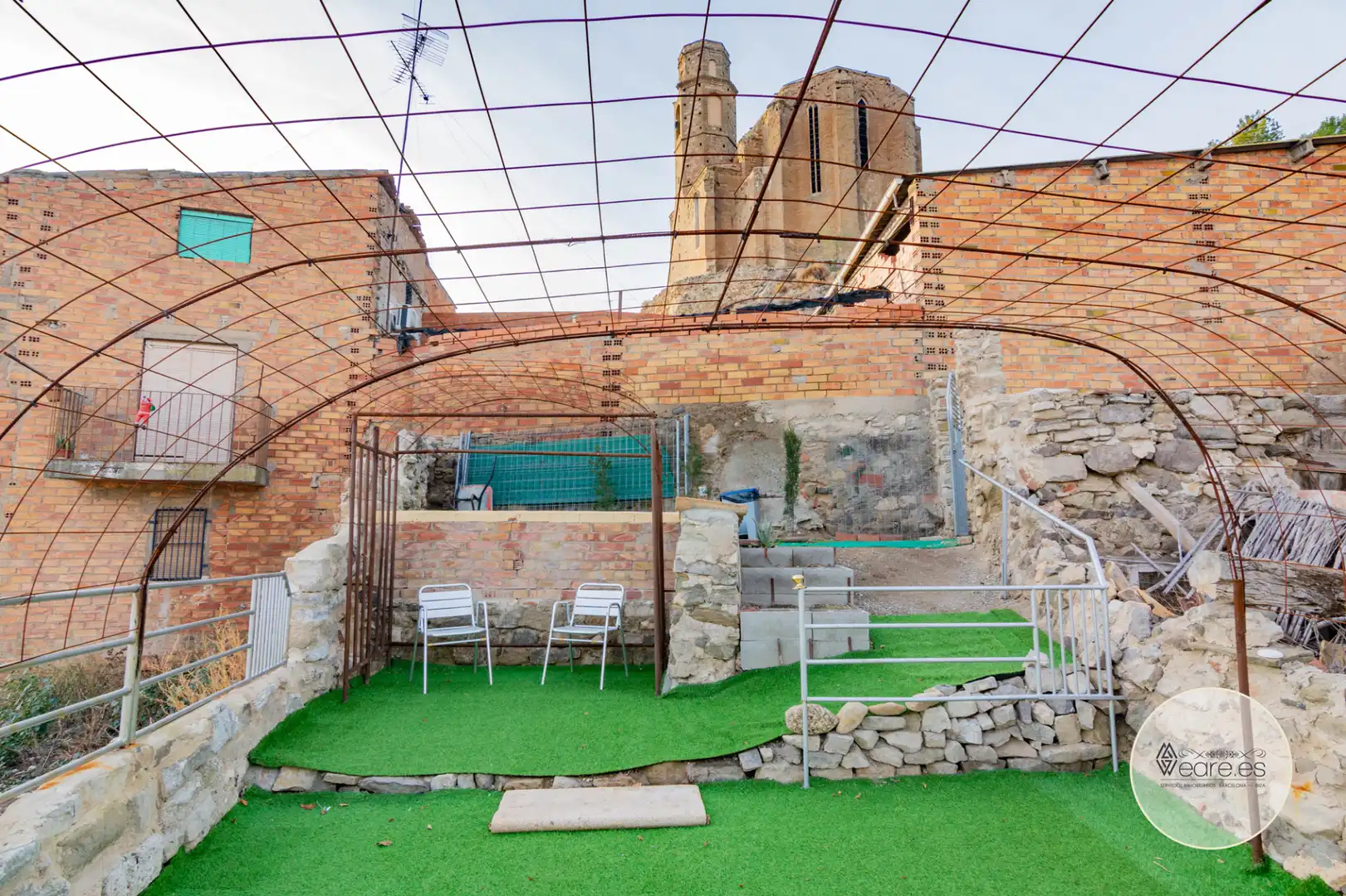 Terrace of Houses for sale in Castelló de Farfanya  with Furnished and Oven