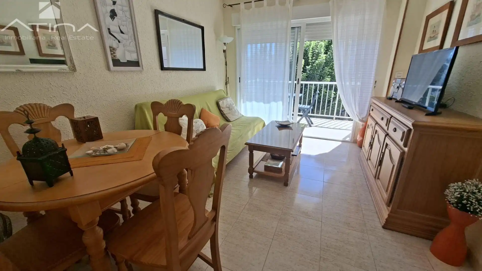 Sala de estar de Apartamento en venta en Dénia