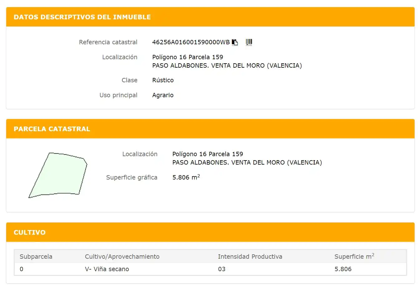 Wohnbaugrundstück zum Verkauf in Partidas Hoya De Los Huesos, imagen 9