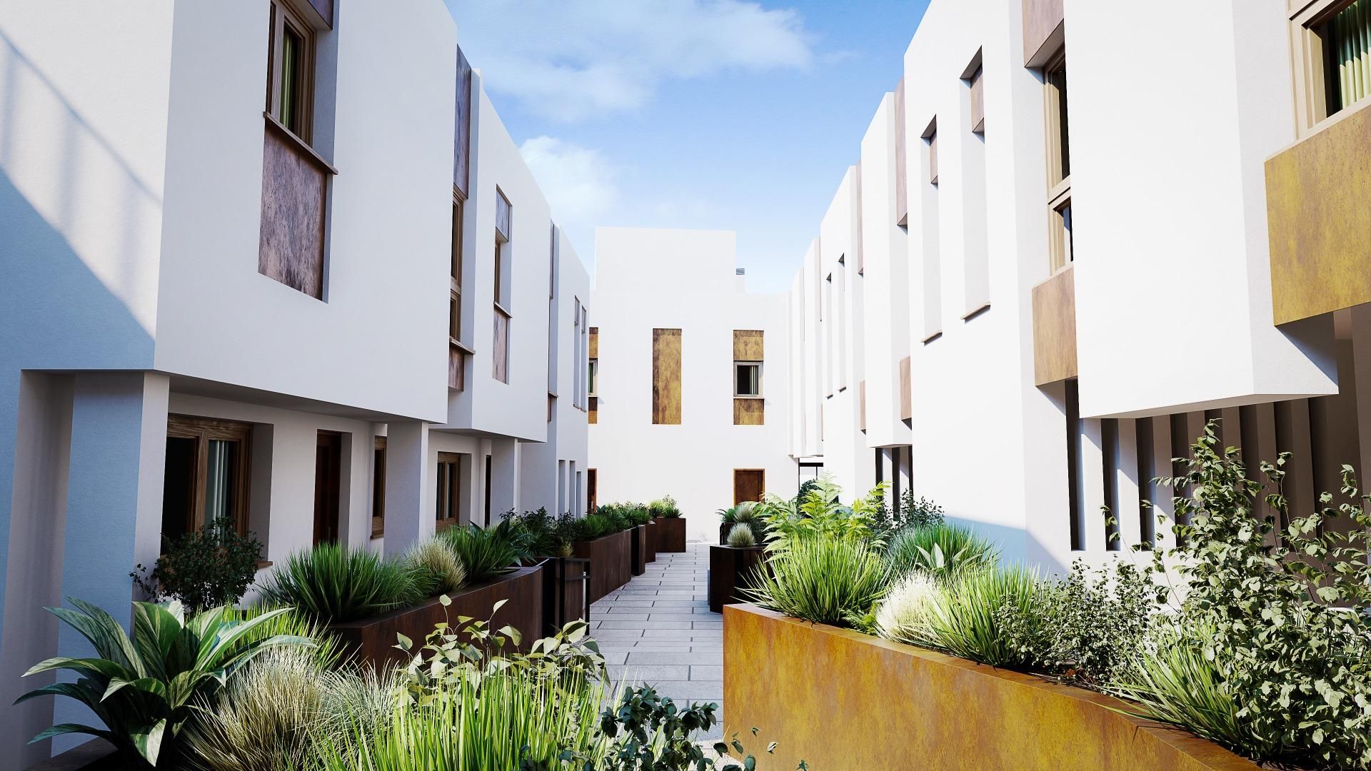 Exterior view of Single-family semi-detached for sale in El Puerto de Santa María  with Terrace and Community pool