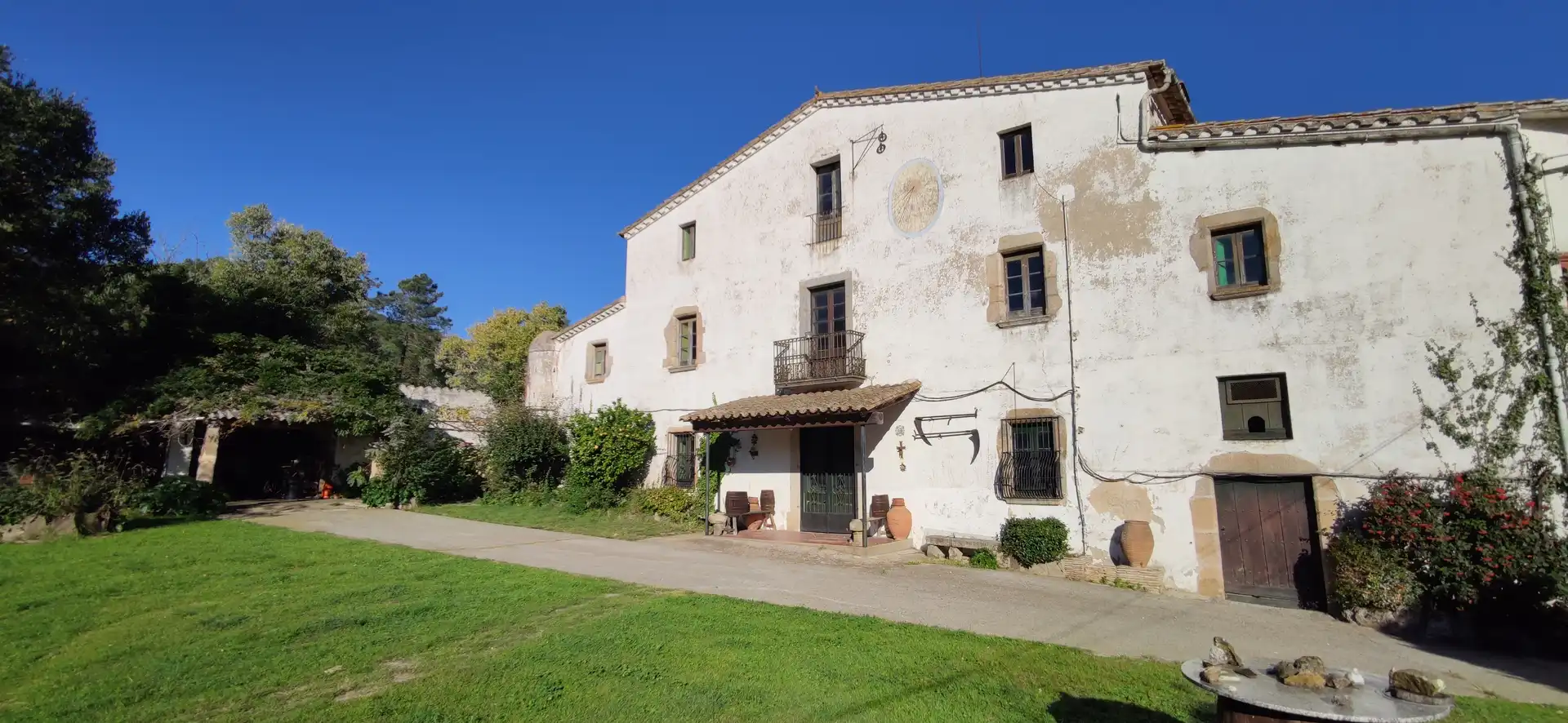 Vista exterior de Finca rústica en venta en Cassà de la Selva con Jardín privado y Piscina