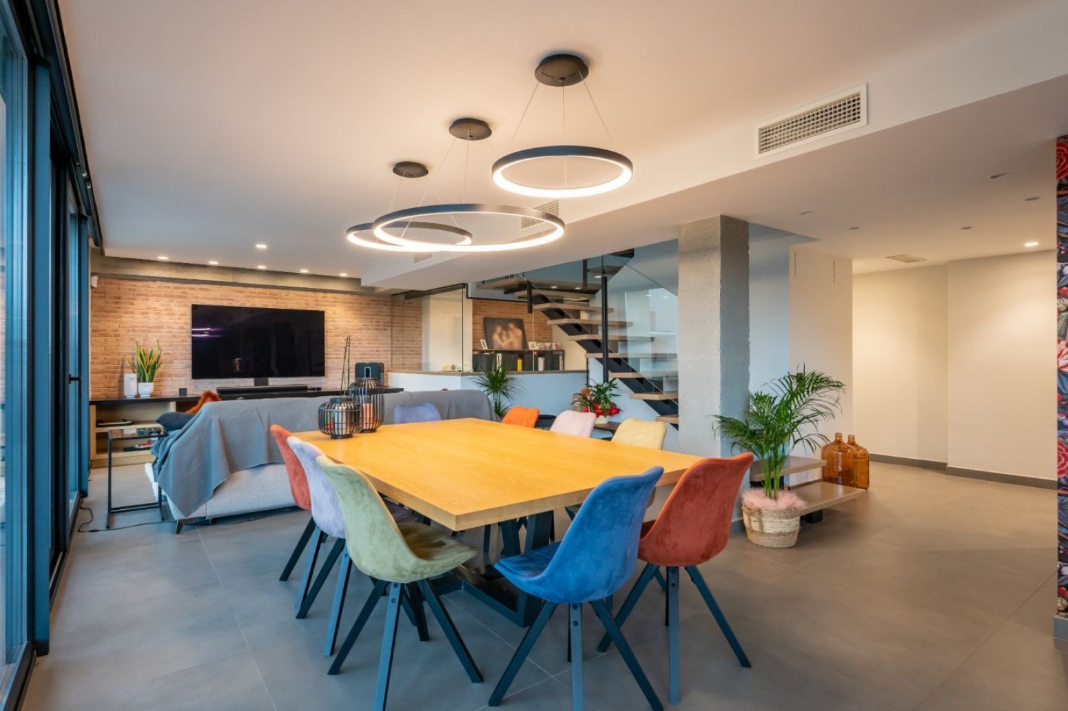 Dining room of Attic for sale in Reus  with Air Conditioner, Terrace and Swimming Pool