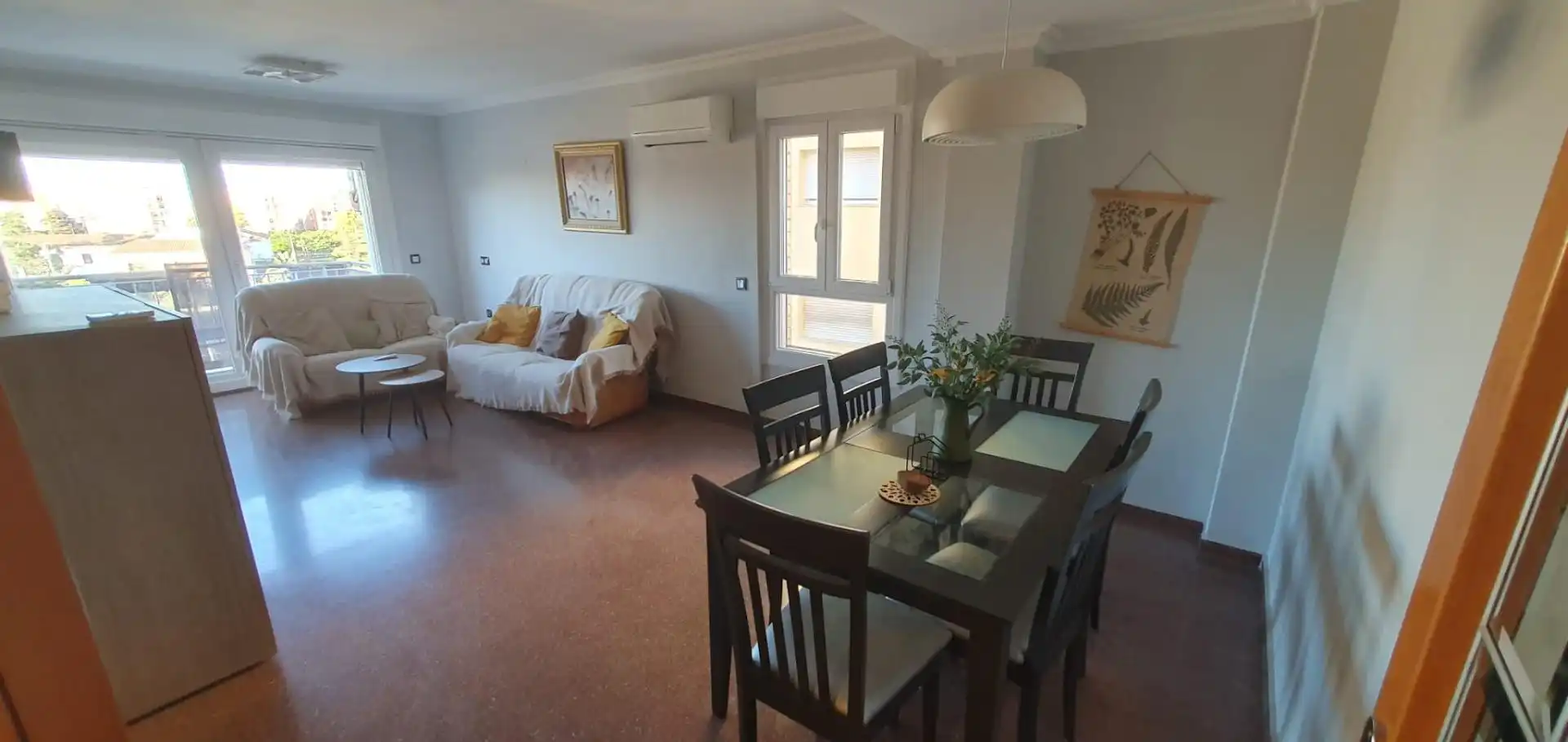 Comedor de Piso de alquiler en Sagunto / Sagunt con Aire acondicionado, Calefacción y Amueblado