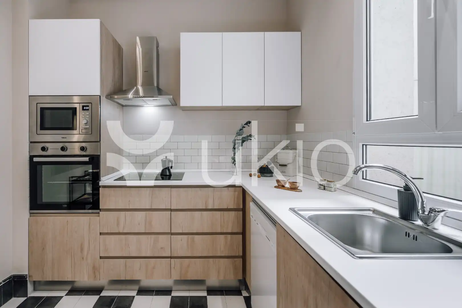 Kitchen of Apartments for rent in Madrid  with Air Conditioner, Heating and Furnished