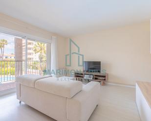 Living room of Apartment for sale in Sitges  with Heating, Parquet flooring and Terrace