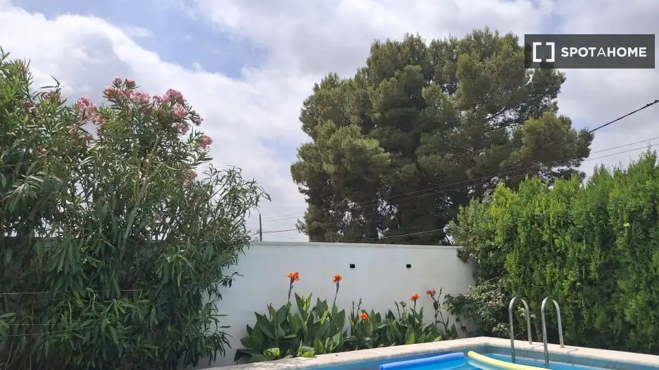 Piscina de Apartament per a compartir en Llíria amb Aire condicionat, Terrassa i Moblat