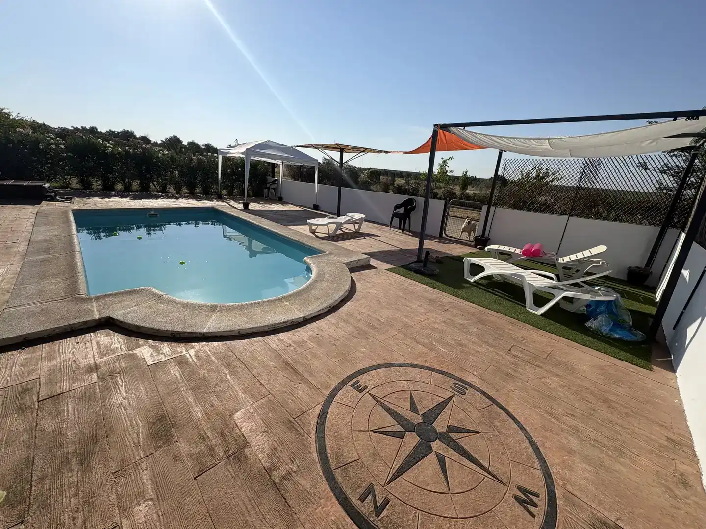 Piscina de Casa o xalet en venda en Badajoz Capital amb Aire condicionat i Piscina