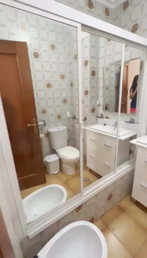 Badezimmer von Wohnung zur Miete in Ciudad Real mit Heizung und Terrasse
