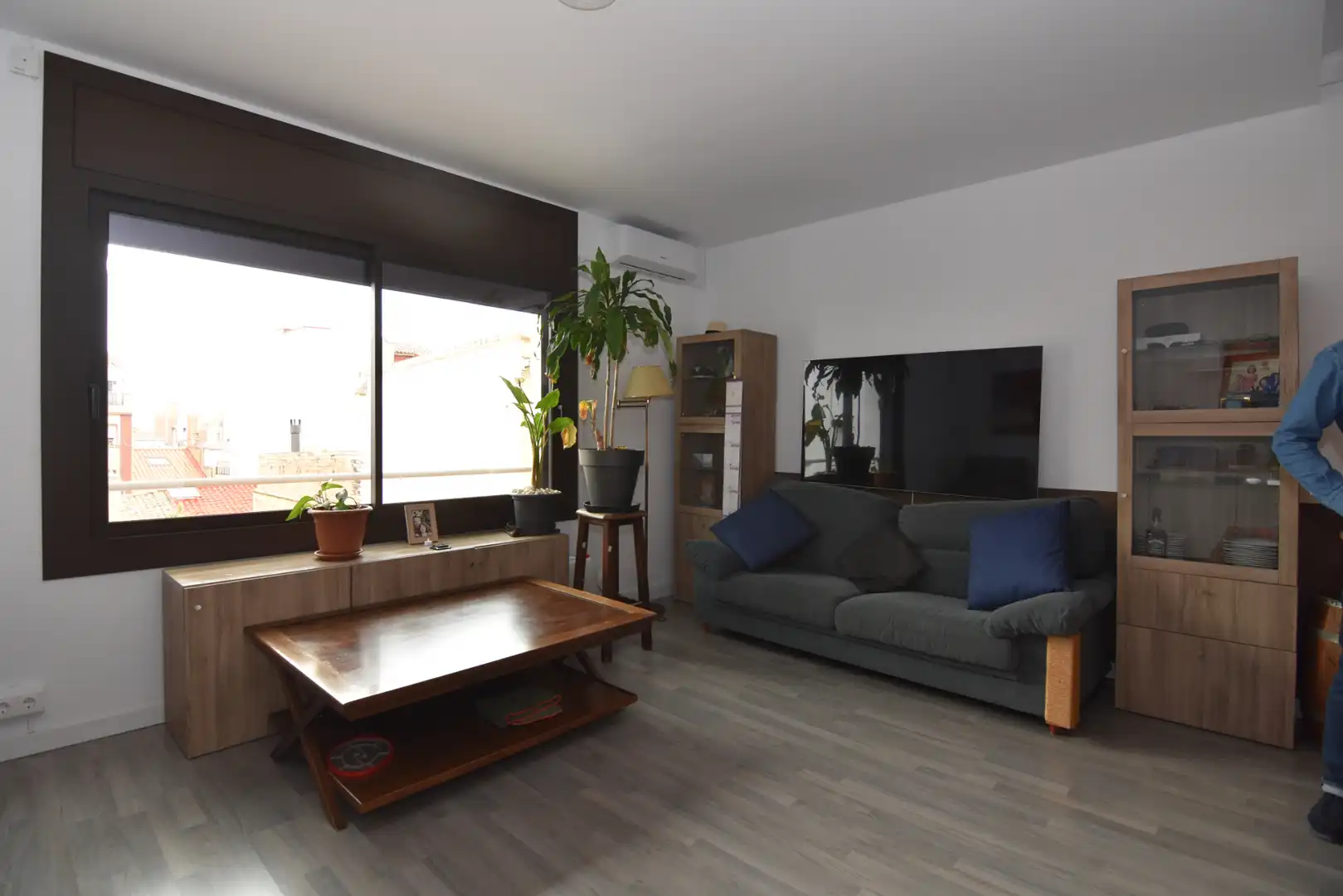 Sala de estar de Piso en venta en El Masnou con Aire acondicionado, Calefacción y Parquet