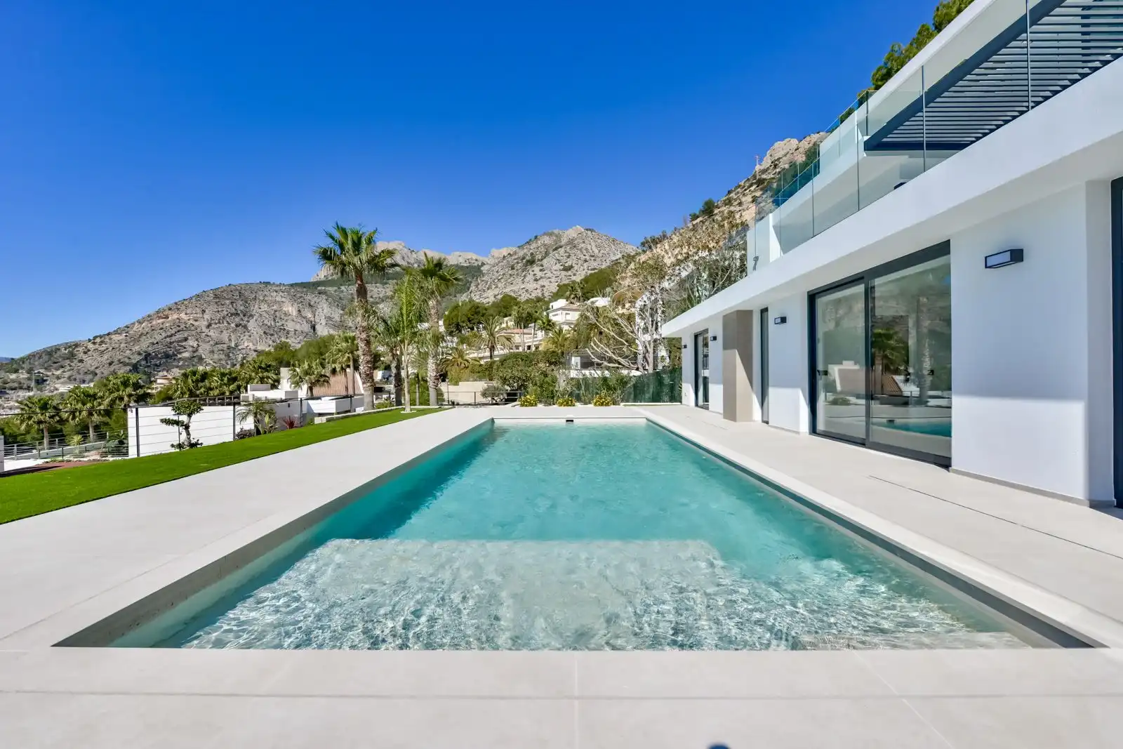 Piscina de Casa o chalet en venta en Altea con Aire acondicionado, Calefacción y Jardín privado
