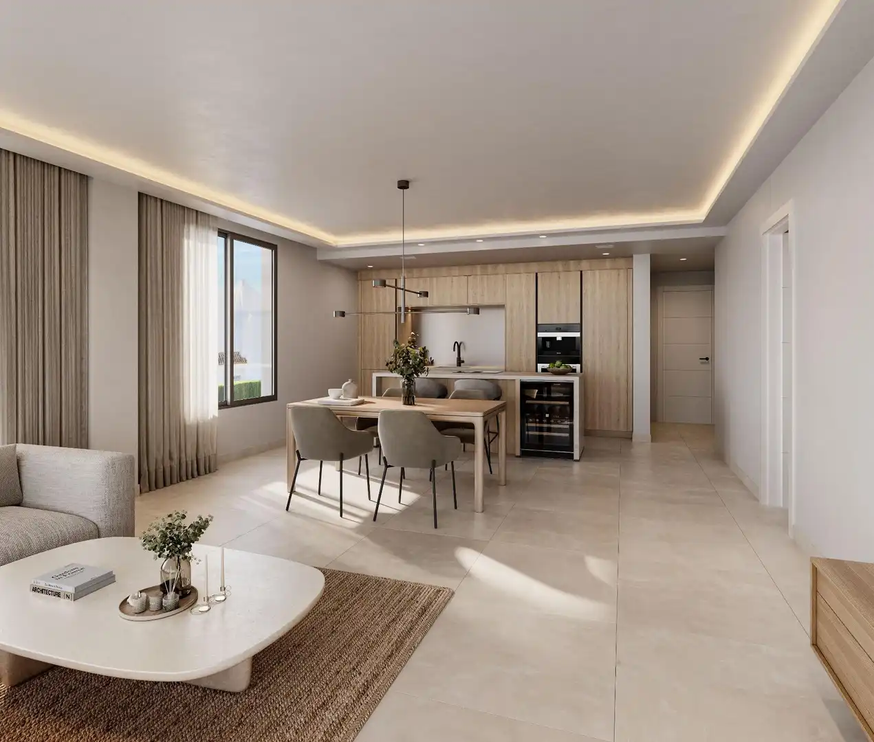 Cuina de Apartament en venda en Pedreguer amb Calefacció, Jardí privat i Terrassa