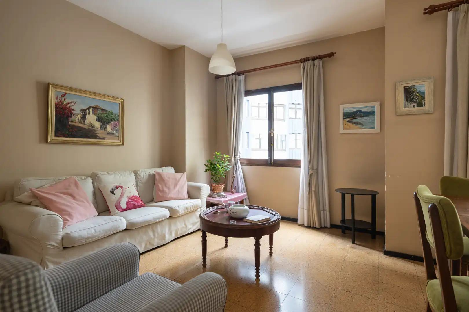 Sala de estar de Piso en venta en Las Palmas de Gran Canaria con Terraza, Trastero y Balcón
