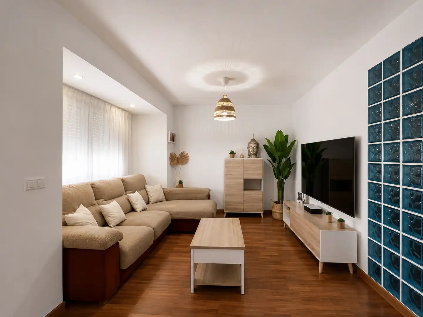 Sala de estar de Piso en venta en Alicante / Alacant con Aire acondicionado y Balcón