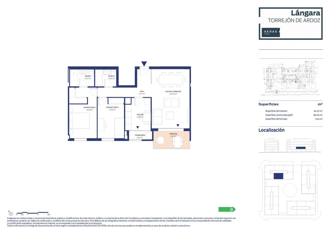 Piso en venta en Torrejón de Ardoz con Calefacción, Terraza y Trastero