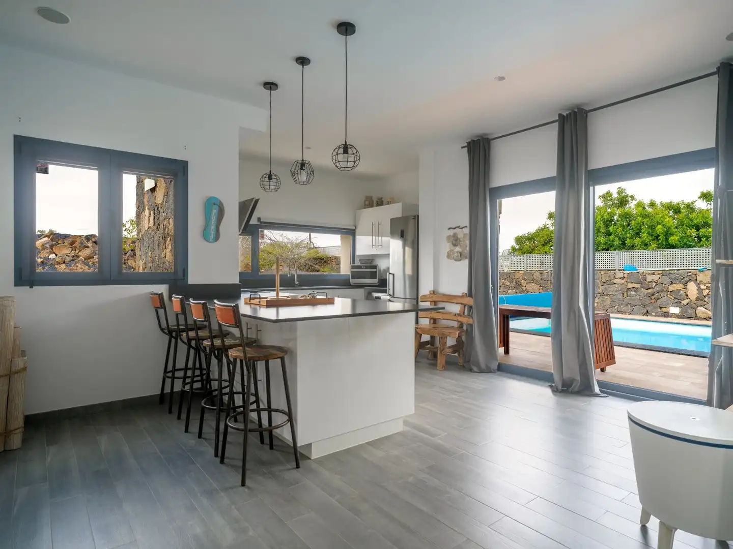 Cocina de Casa o chalet en venta en La Oliva con Jardín privado, Terraza y Trastero