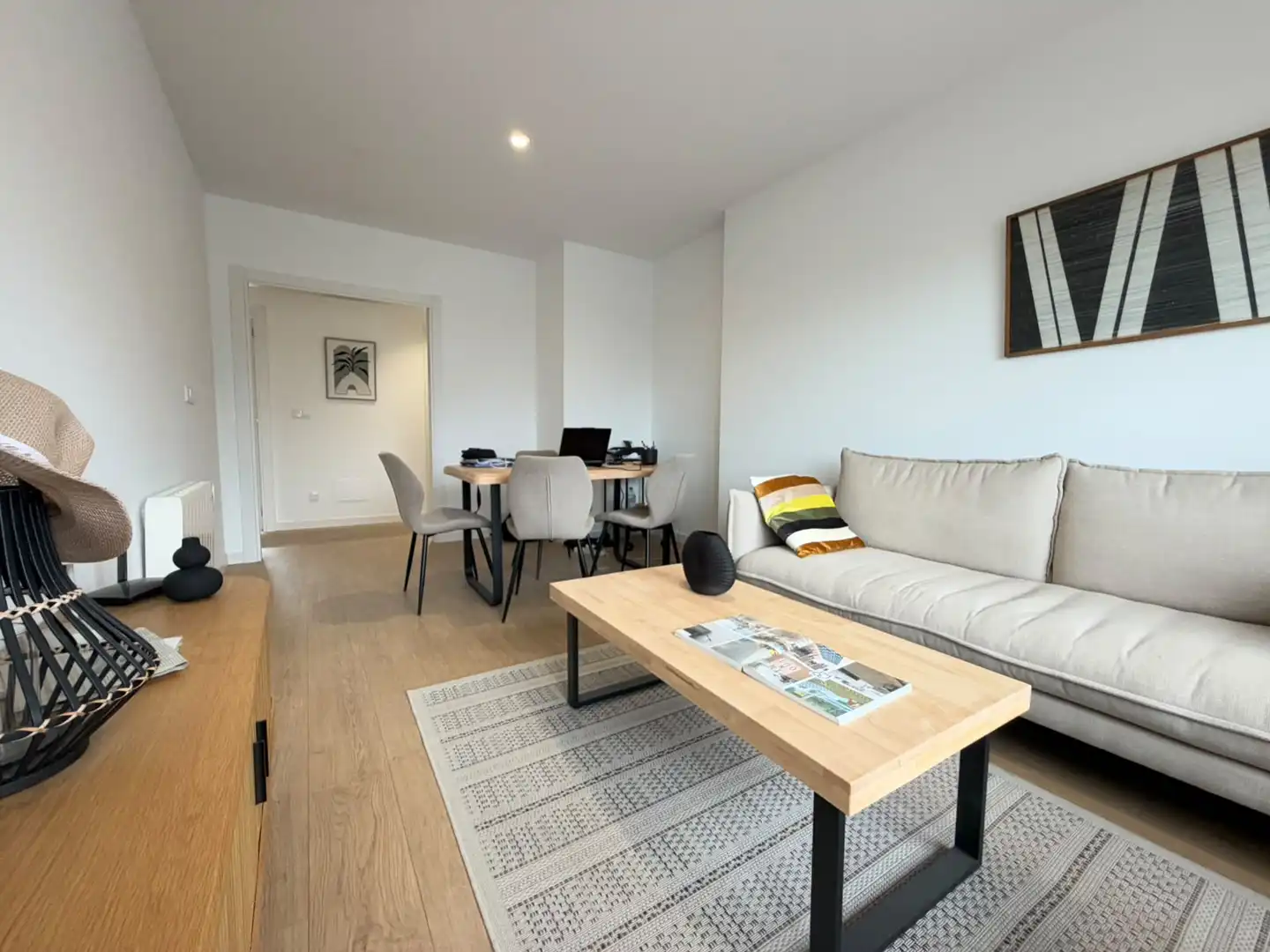 Sala de estar de Piso en venta en A Malata - Catabois - Ciudad Jardín