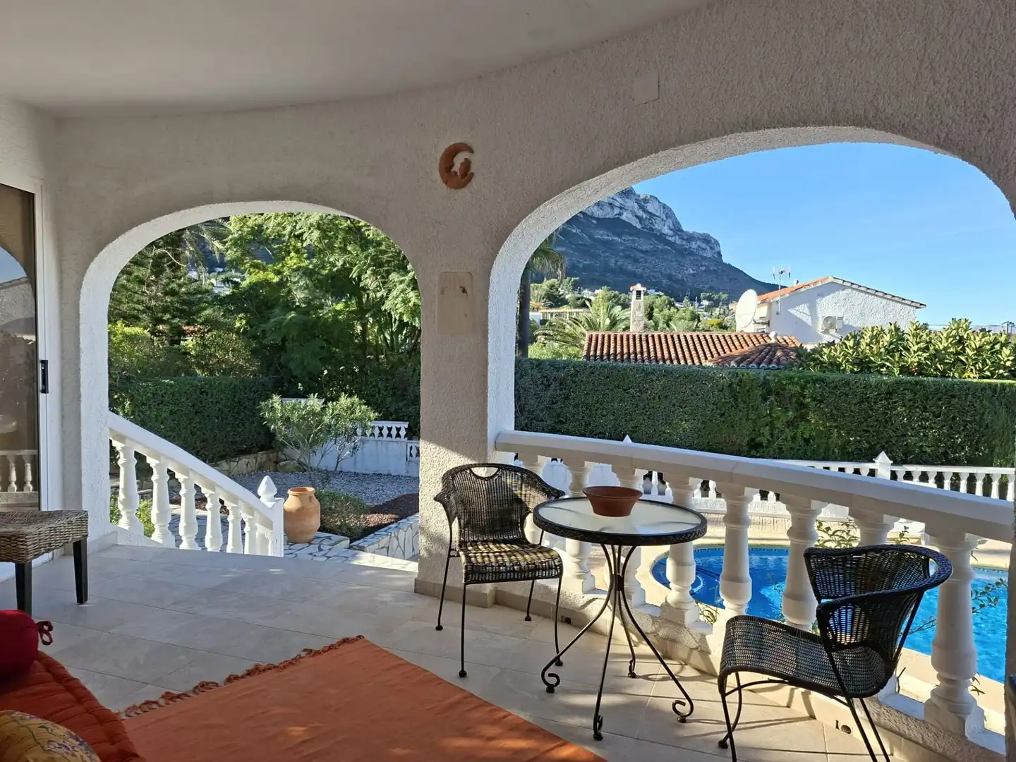 Terraza de Casa o chalet en venta en Dénia con Jardín privado, Terraza y Piscina