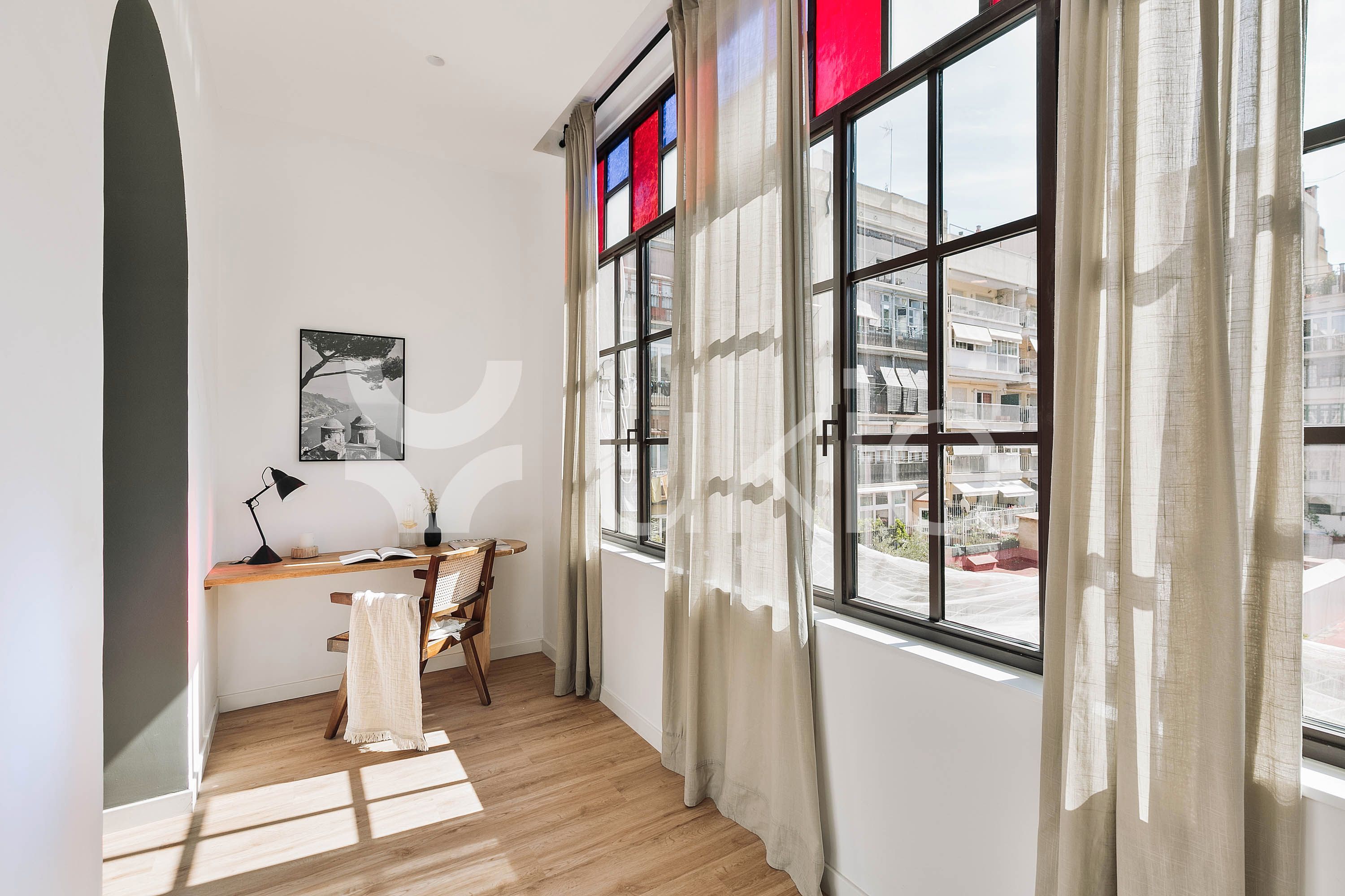 Habitación de Apartamento de alquiler en  Barcelona Capital con Aire acondicionado, Calefacción y Amueblado