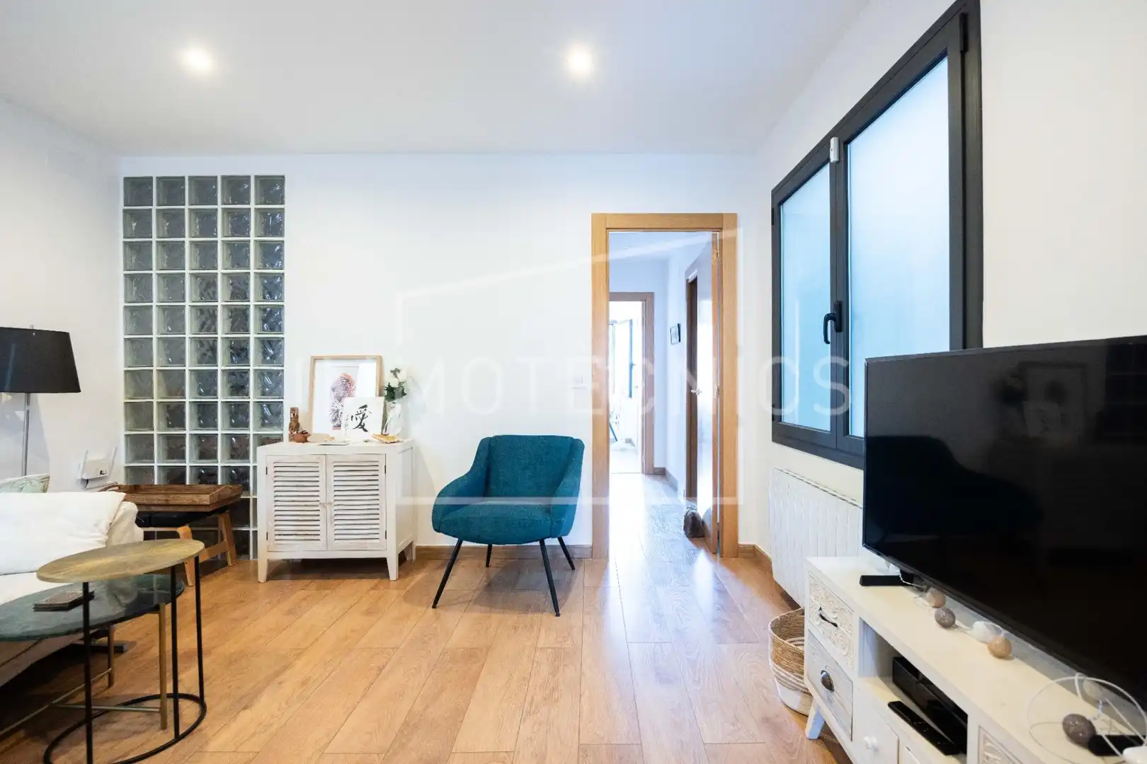 Sala de estar de Ático en venta en La Garriga con Calefacción y Terraza