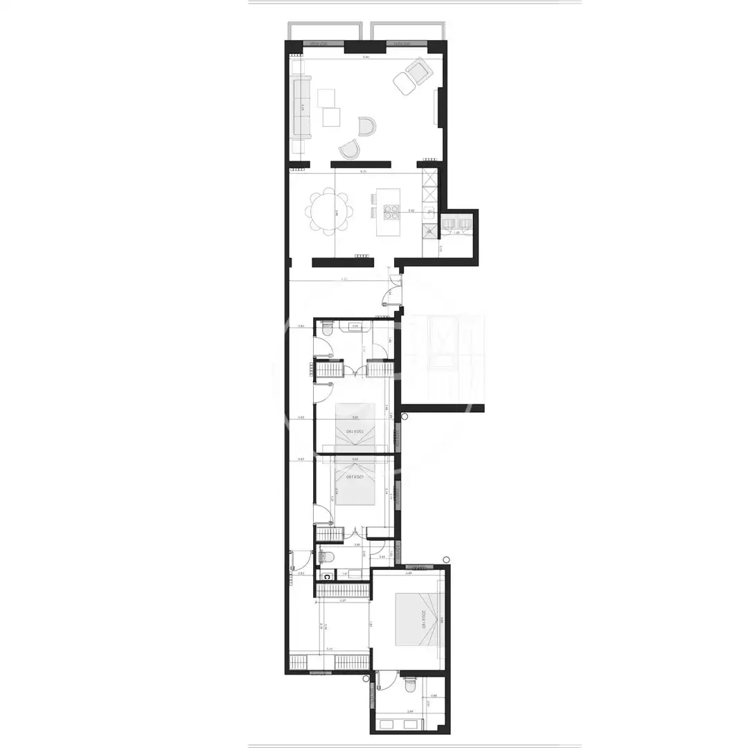Flat for sale in Madrid  with Air Conditioner, Heating and Balcony