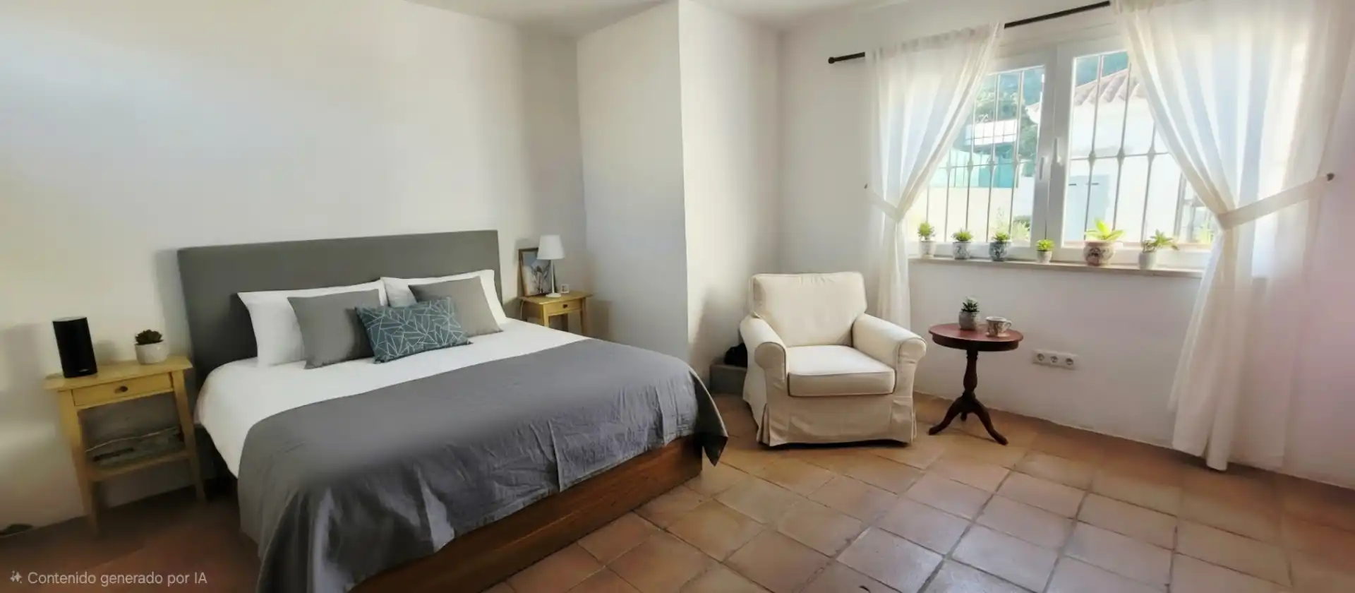 Schlafzimmer von Haus oder Chalet zum Verkauf in Tarifa mit Privatgarten, Möbliert und Ofen