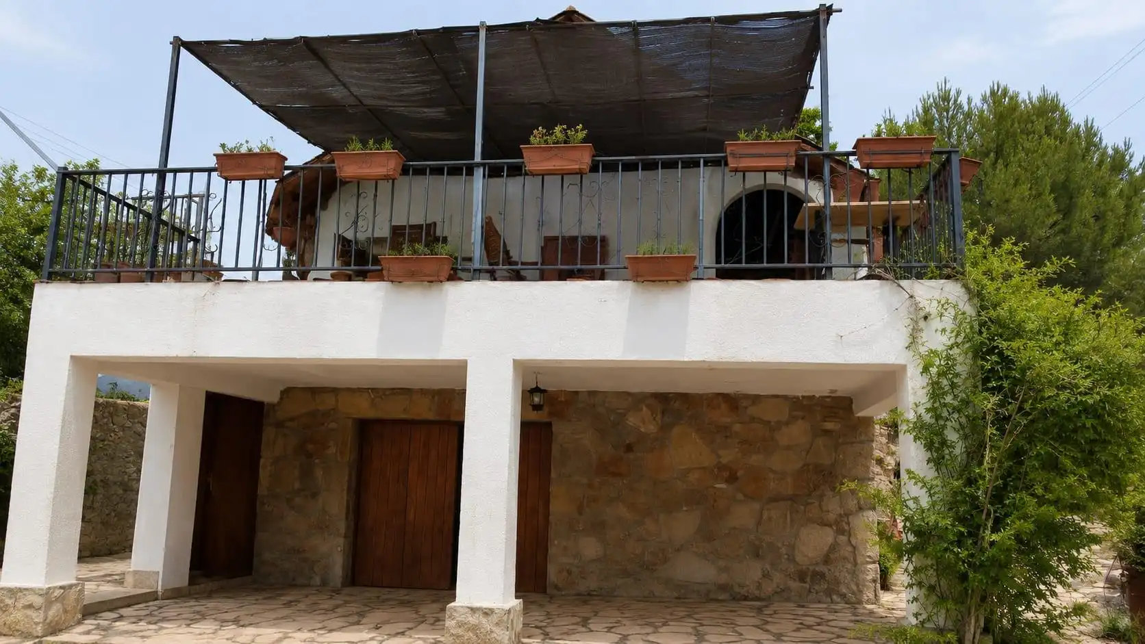 Exterior view of Houses for sale in Mediona  with Heating, Private garden and Terrace