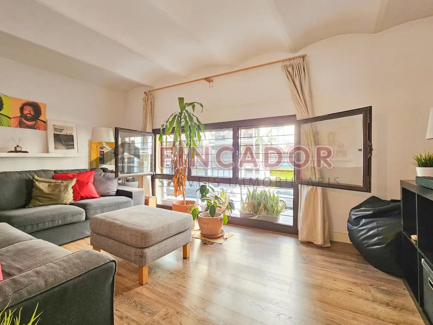 Living room of Duplexes for sale in Barcelona  with Heating and Furnished