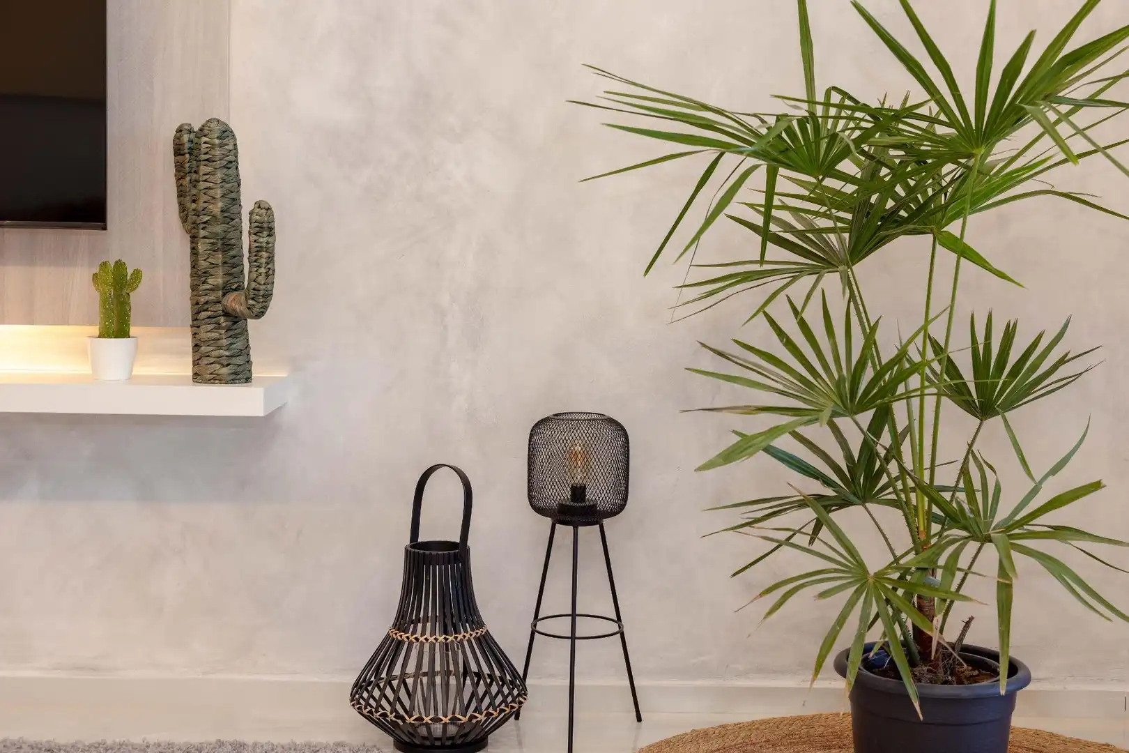 Wohnzimmer von Wohnung zum Verkauf in Mijas mit Privatgarten und Gemeinschaftspool