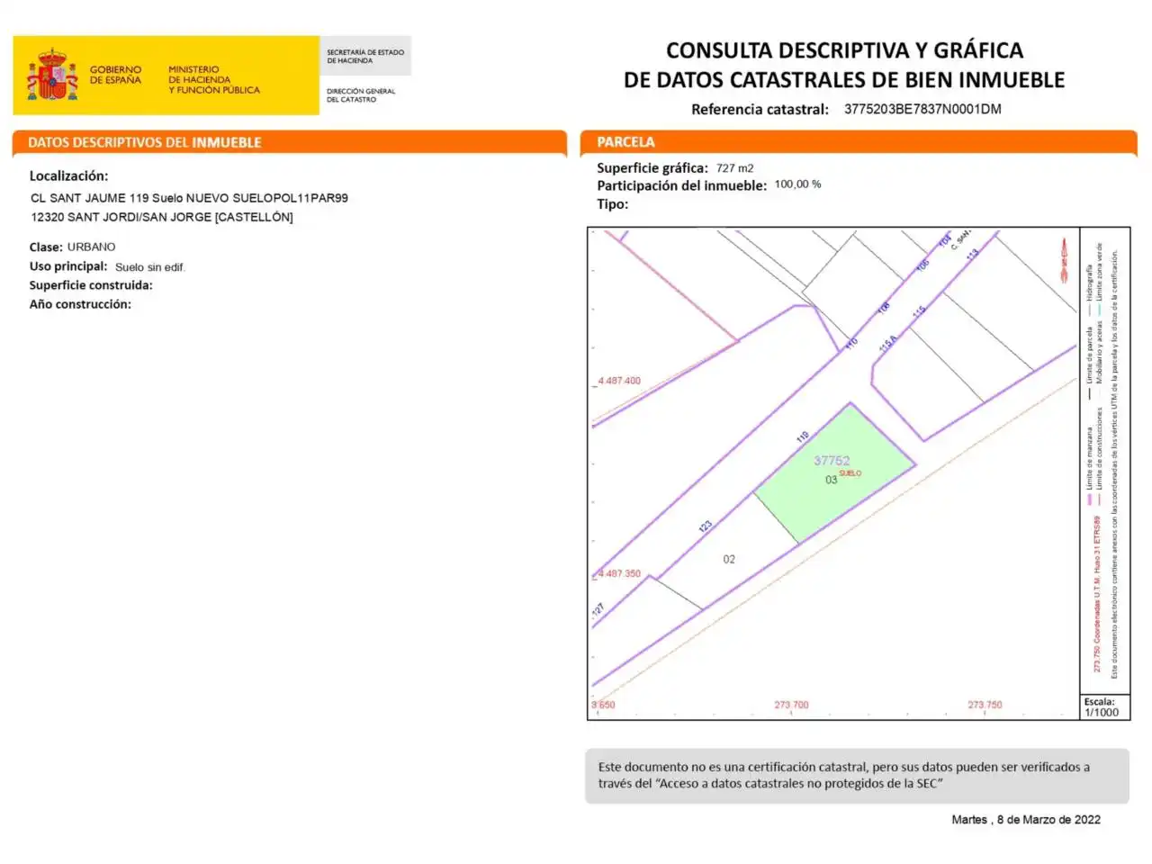 Terreny residencial en venda a Calle San Jaime, imagen 7