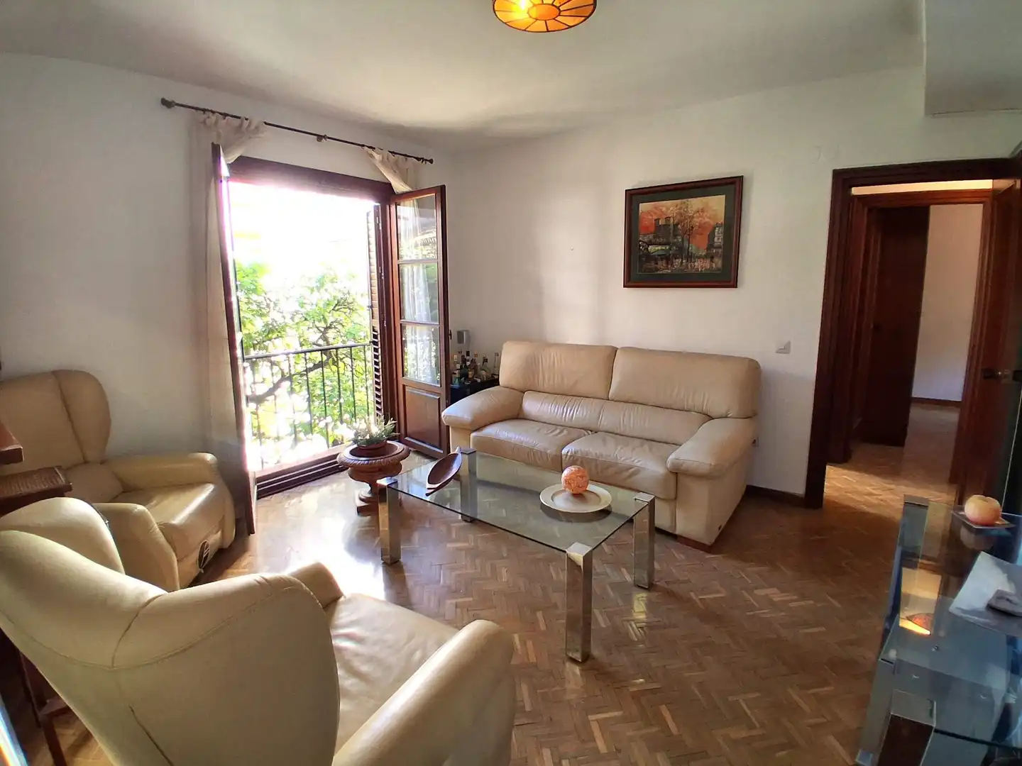 Sala d'estar de Pis en venda en Sevilla amb Aire condicionat, Calefacció i Parquet