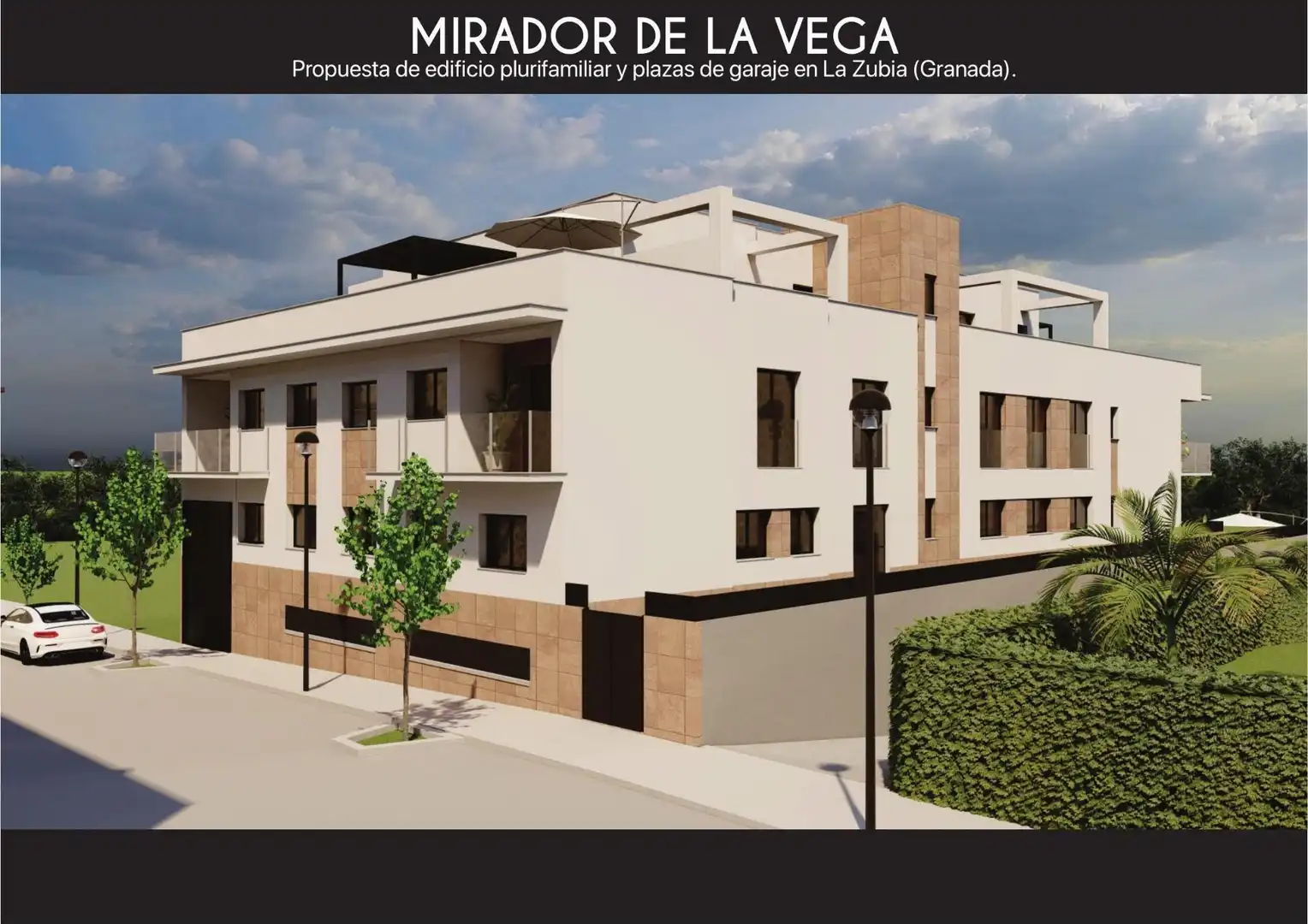 Außenansicht von Dachboden zum Verkauf in La Zubia mit Klimaanlage, Terrasse und Gemeinschaftspool