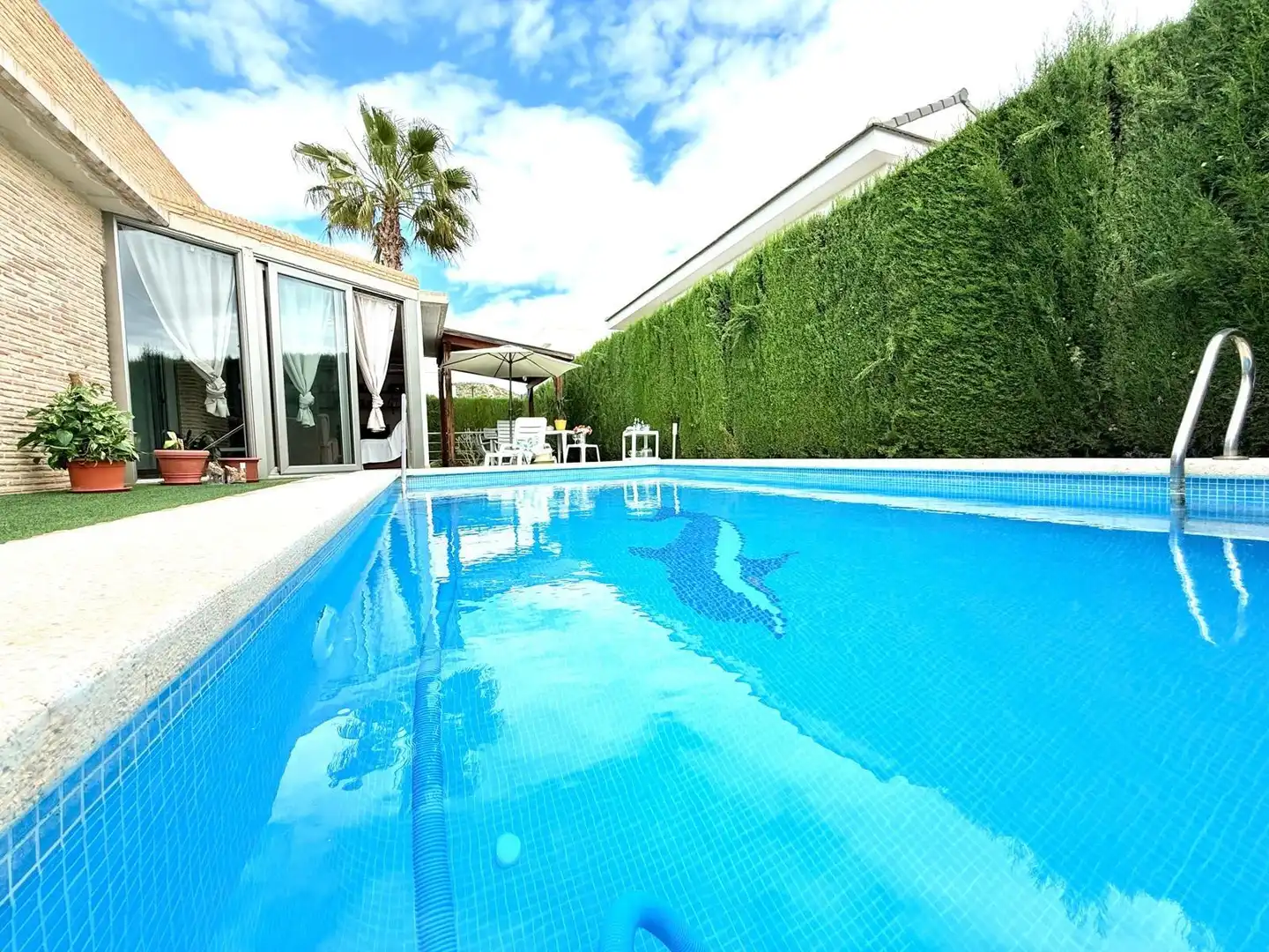 Piscina de Casa o xalet en venda en Molina de Segura amb Aire condicionat, Jardí privat i Terrassa