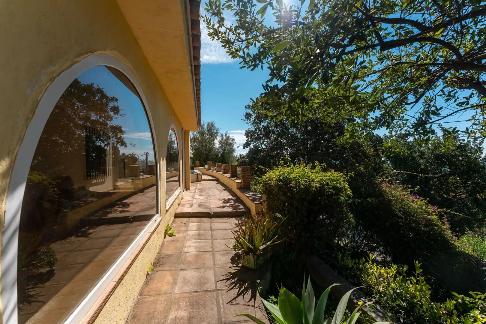 Terraza de Finca rústica en venta en Ojén con Trastero y Piscina