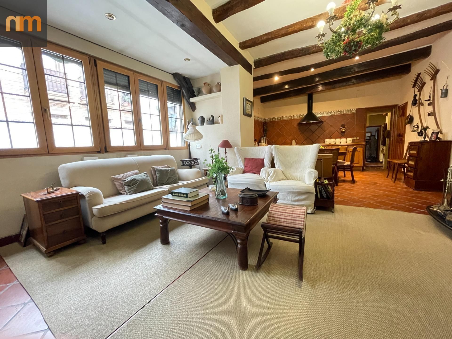 Wohnzimmer von Country house zum Verkauf in Los Santos de la Humosa mit Klimaanlage, Heizung und Privatgarten