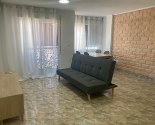 Sala d'estar de Apartament de lloguer en Alicante / Alacant amb Aire condicionat i Balcó