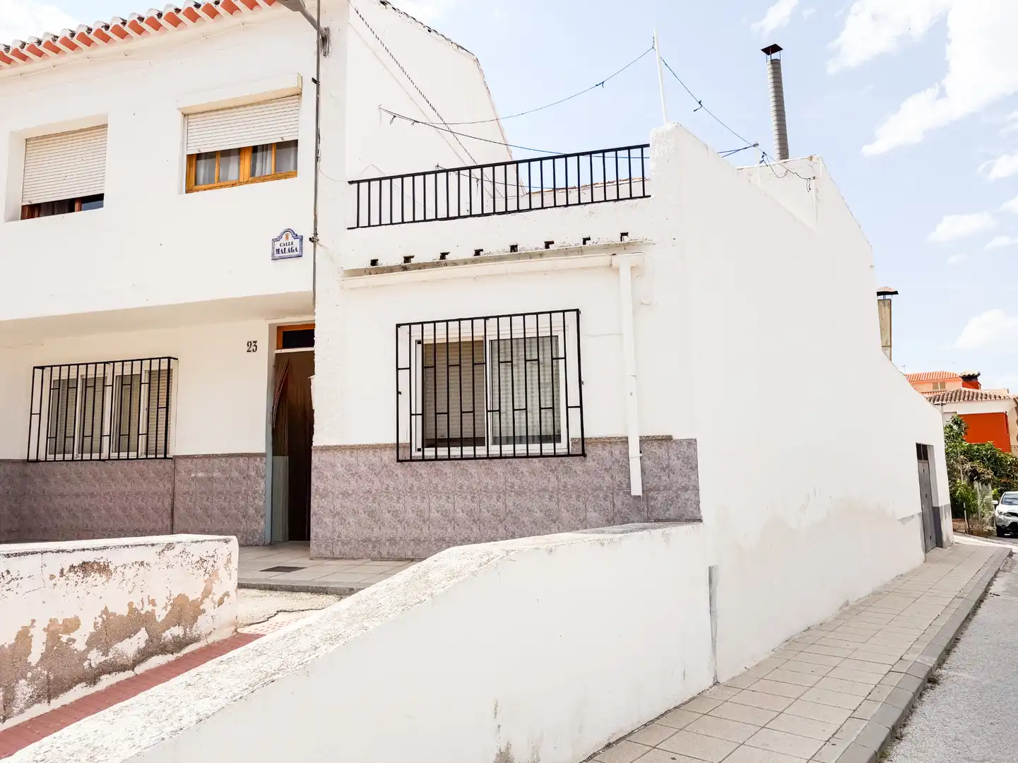 Exterior view of Houses for sale in Baza  with Terrace, Furnished and Balcony