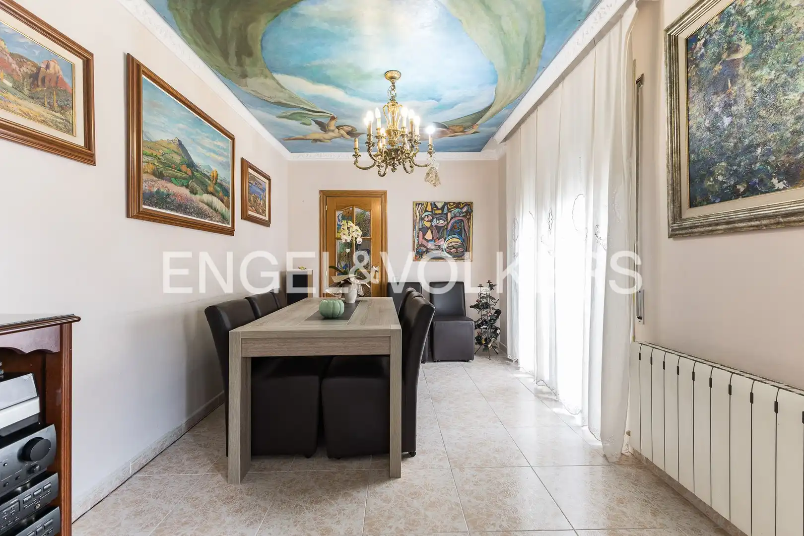 Dining room of Houses for sale in Vallirana, Barcelona