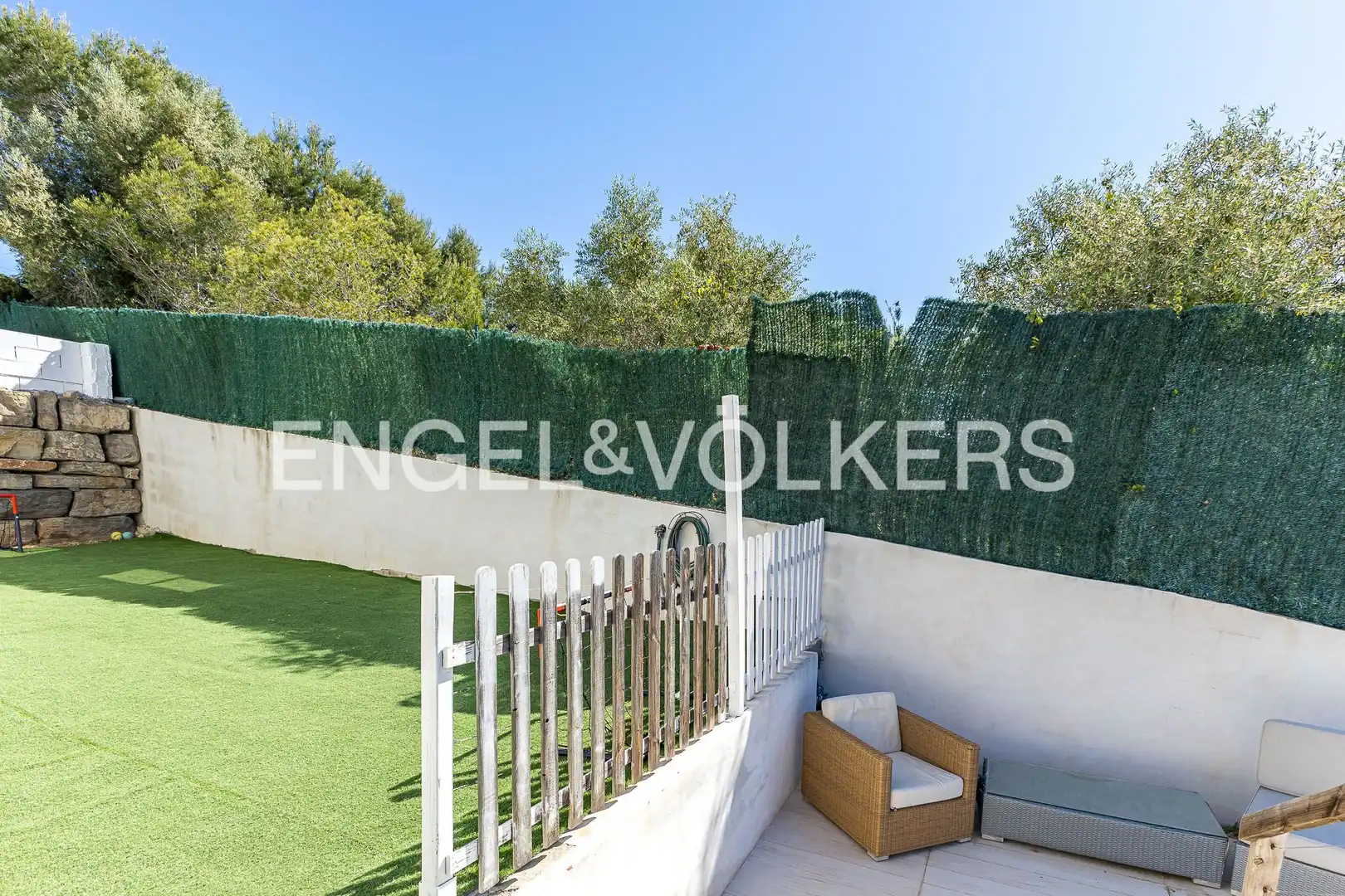 Terrassa de Casa o xalet en venda en Sant Pere de Ribes amb Aire condicionat, Calefacció i Jardí privat