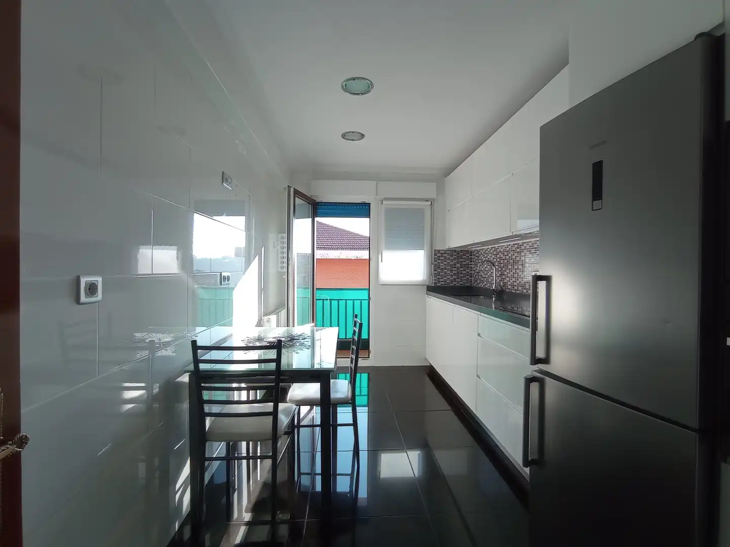 Kitchen of Flat for sale in Etxebarri  with Heating, Terrace and Storage room