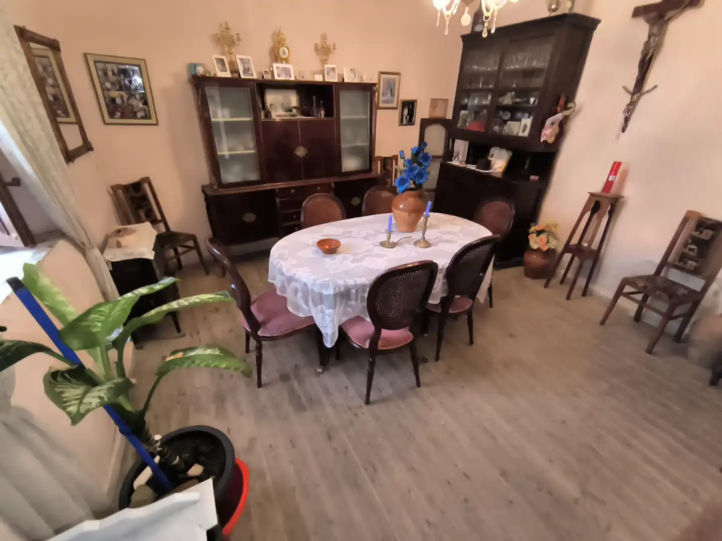 Menjador de Casa o xalet en venda en Villarramiel amb Calefacció, Jardí privat i Terrassa