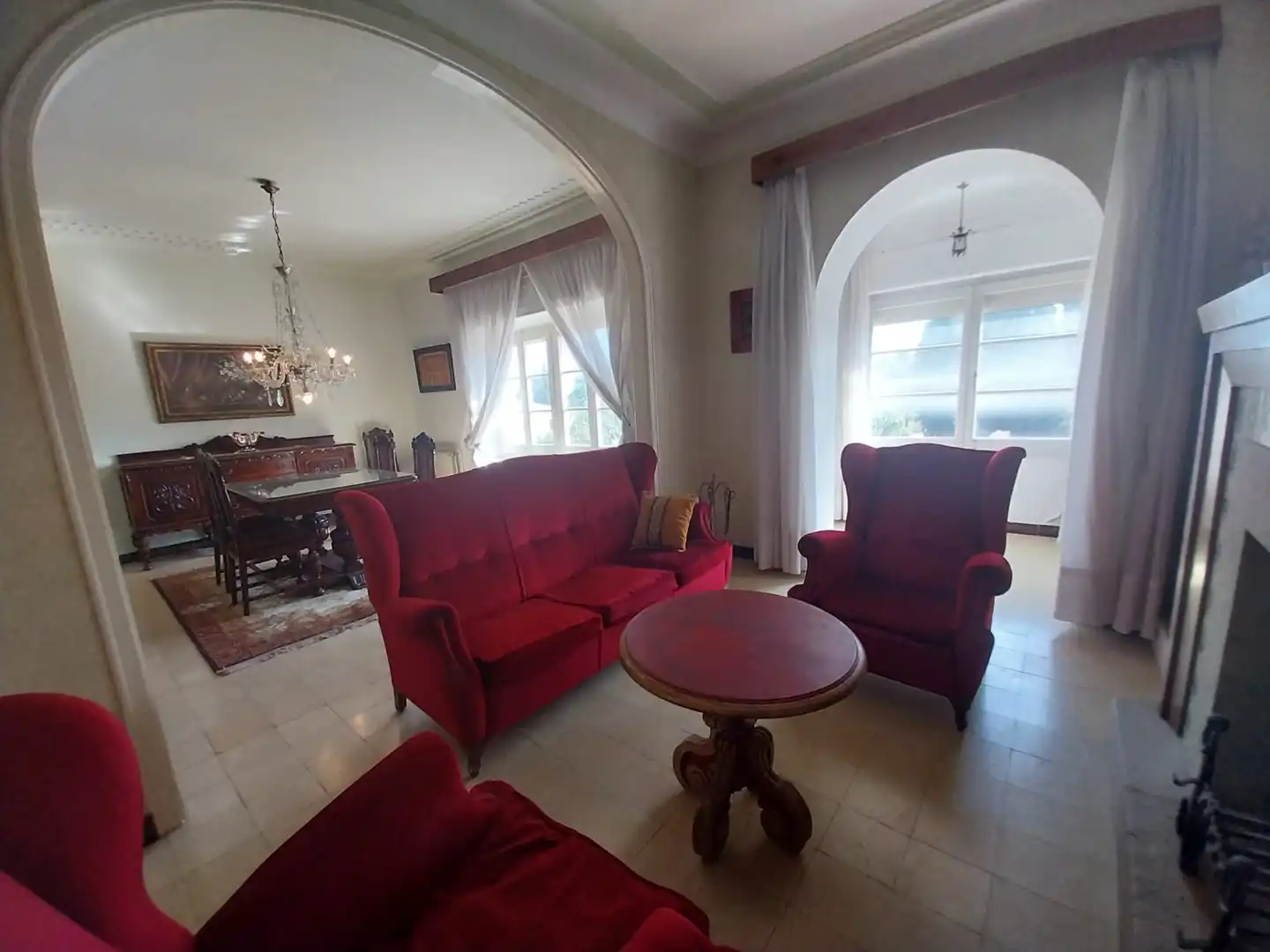 Sala de estar de Casa adosada en venta en Bellcaire d'Empordà con Trastero y Amueblado