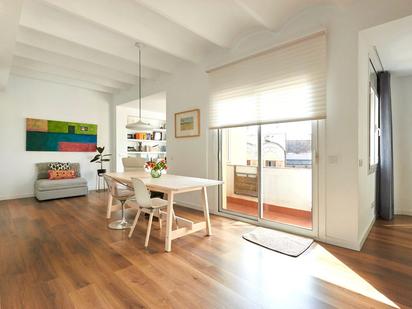 Dining room of Flat for sale in  Barcelona Capital  with Air Conditioner, Terrace and Balcony