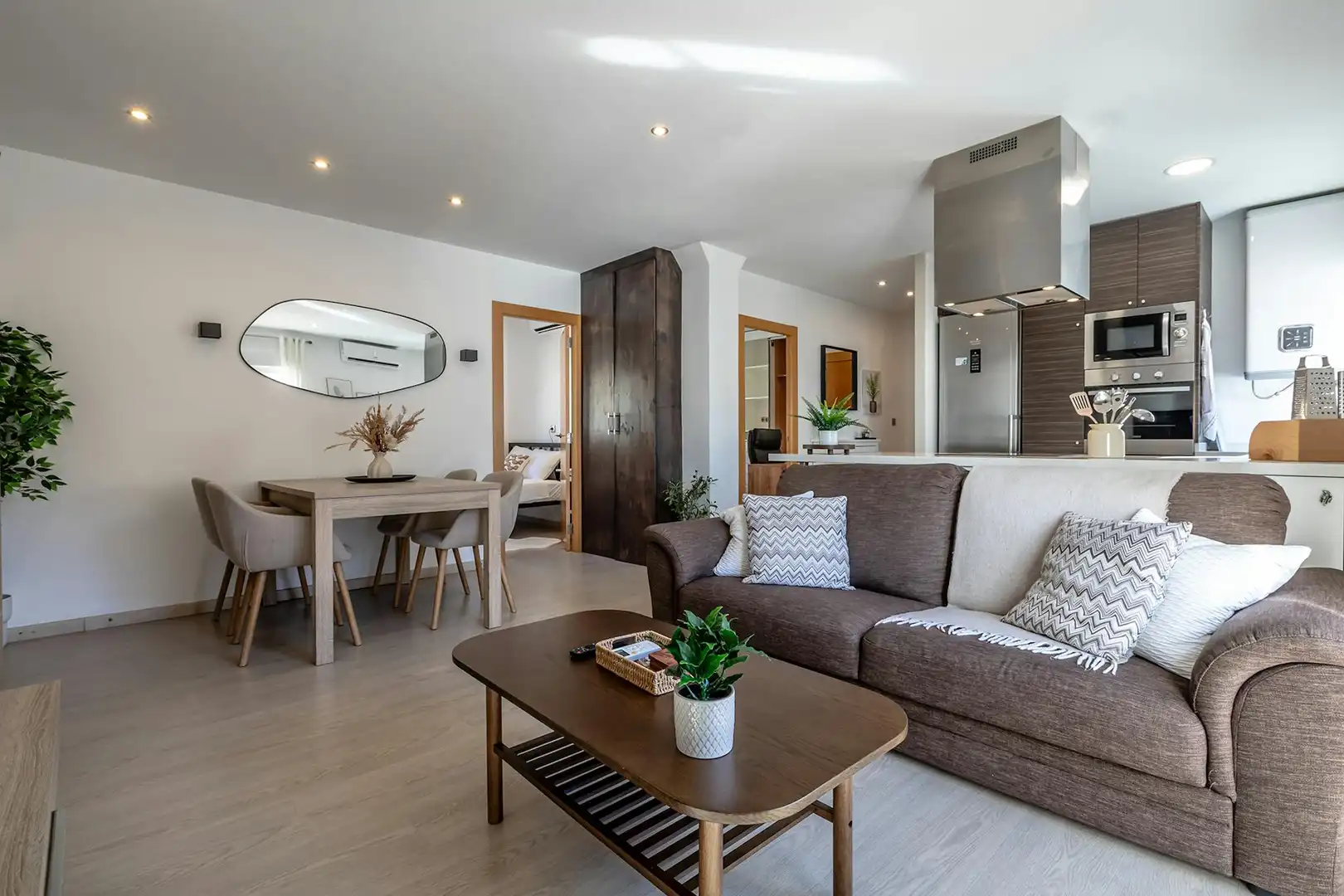Sala de estar de Piso de alquiler en Valencia con Aire acondicionado, Calefacción y Amueblado