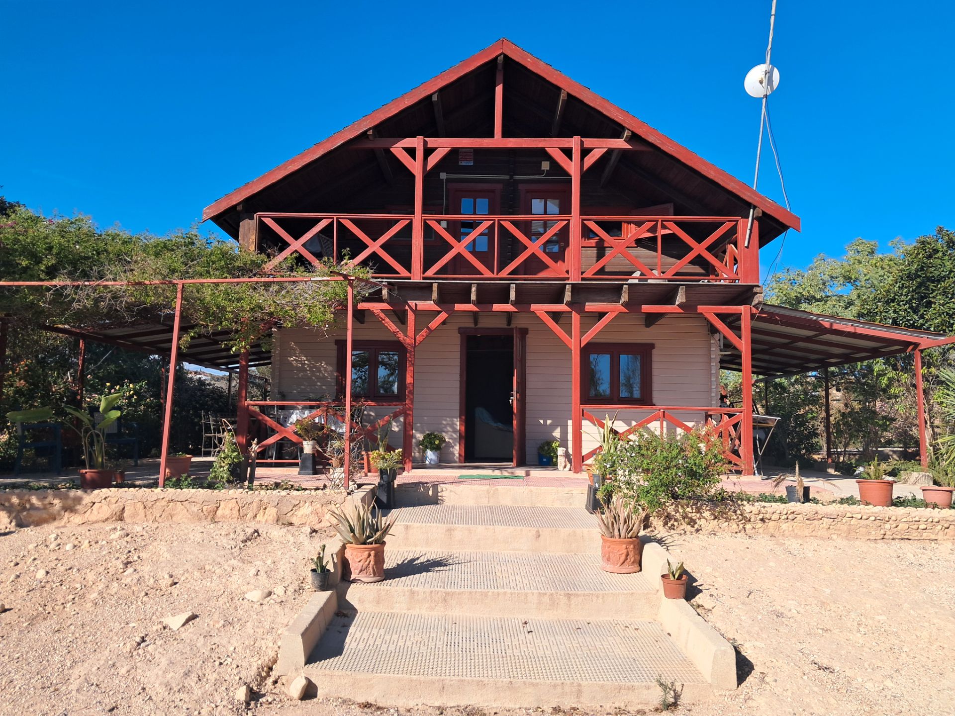 Vista exterior de Finca rústica en venda en Elche / Elx amb Aire condicionat, Jardí privat i Parquet