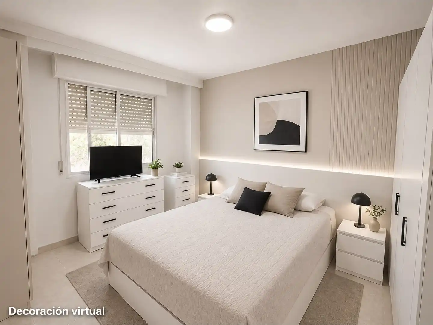 Bedroom of Flat for sale in Coslada  with Air Conditioner, Heating and Terrace