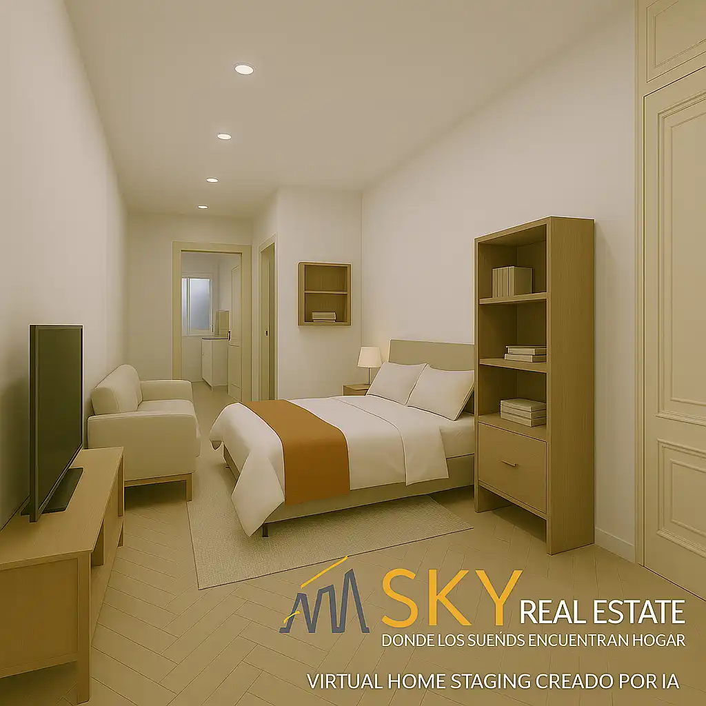 Bedroom of Flat for rent to own in Madrid  with Furnished