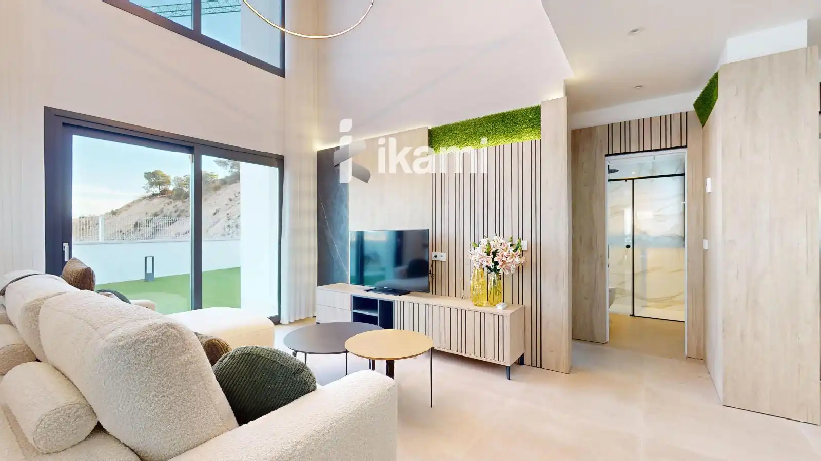 Living room of Houses for sale in Finestrat  with Air Conditioner, Heating and Swimming Pool