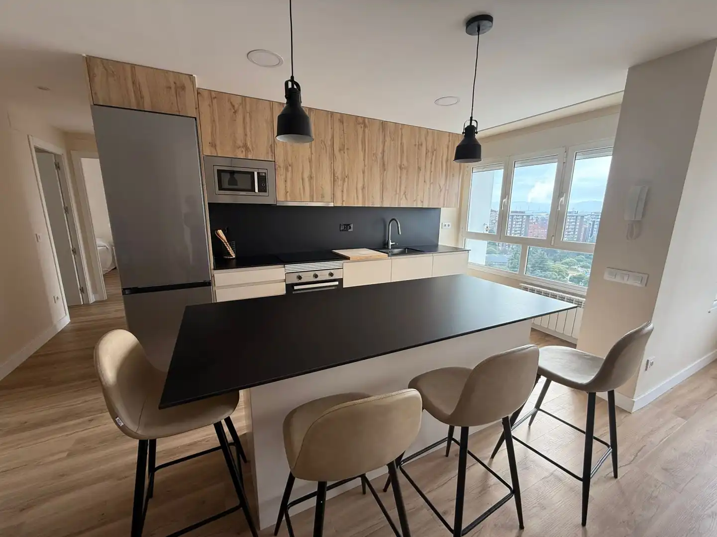 Kitchen of Flat for rent in Gijón   with Heating and Furnished