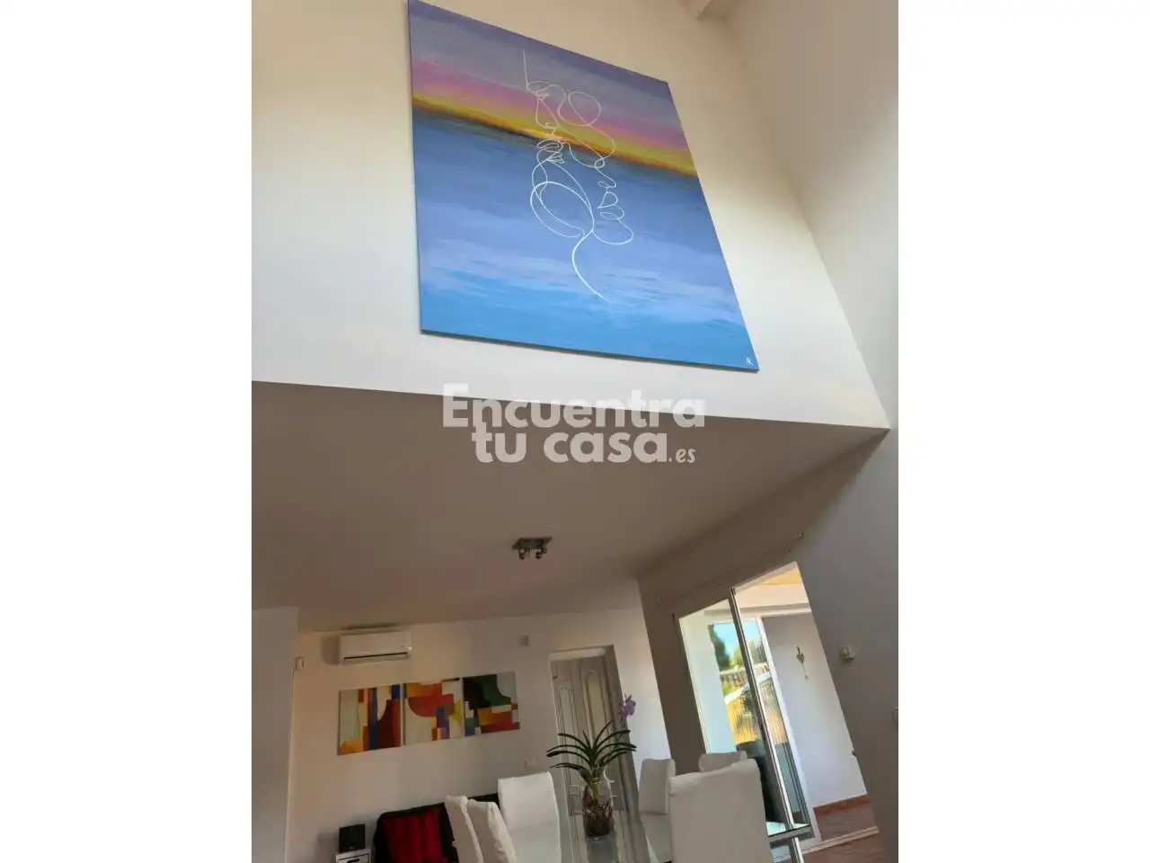 Sala de estar de Casa adosada de alquiler en Altea con Aire acondicionado, Calefacción y Jardín privado