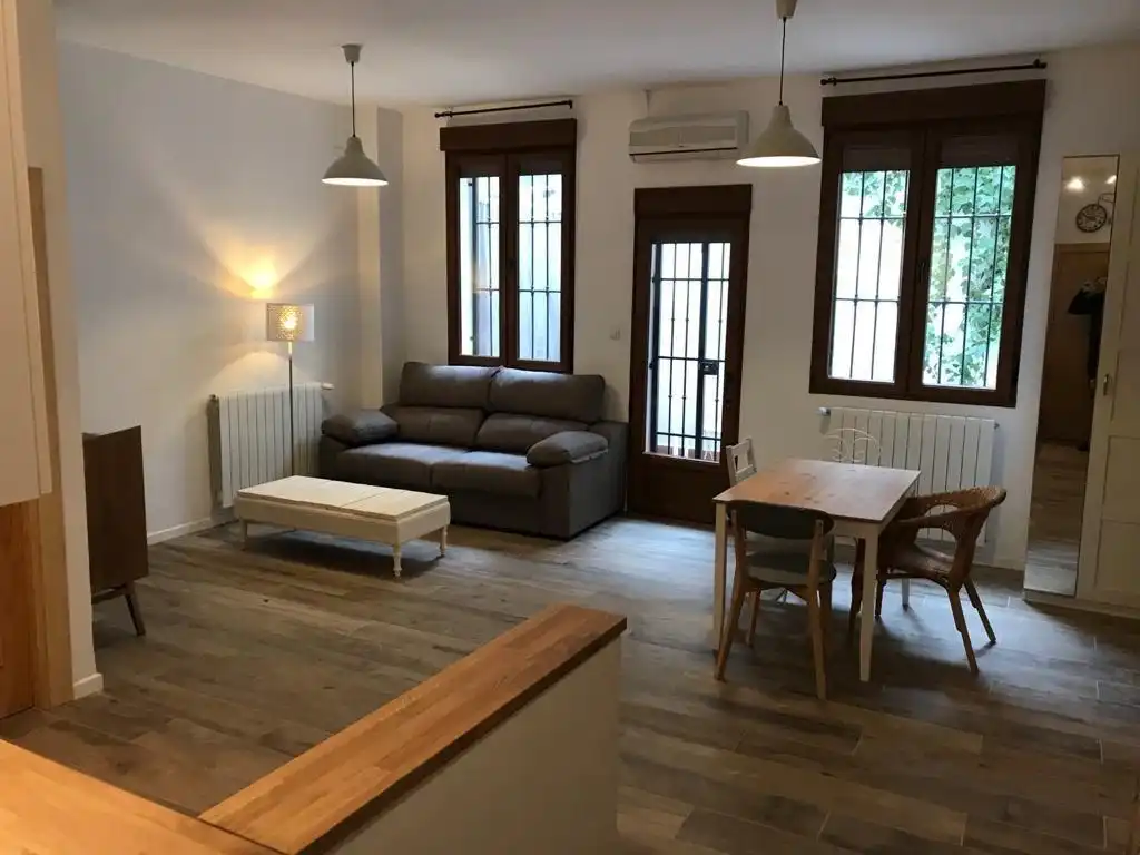 Sala d'estar de Planta baixa de lloguer en Granada amb Aire condicionat, Calefacció i Moblat